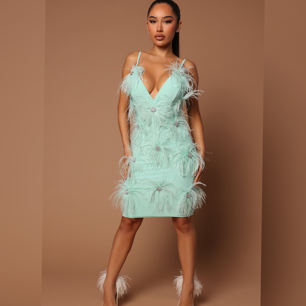 Feather dress